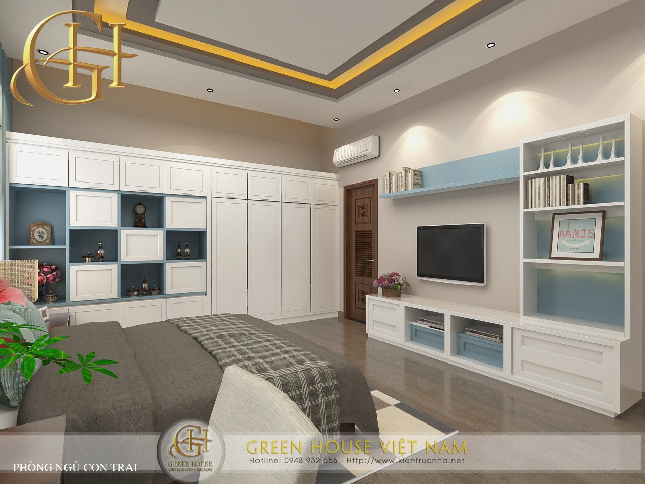 Nét đẹp của phong cách nội thất cổ điển kết hợp tính hiện đại thiết kế bởi Green House Việt Nam