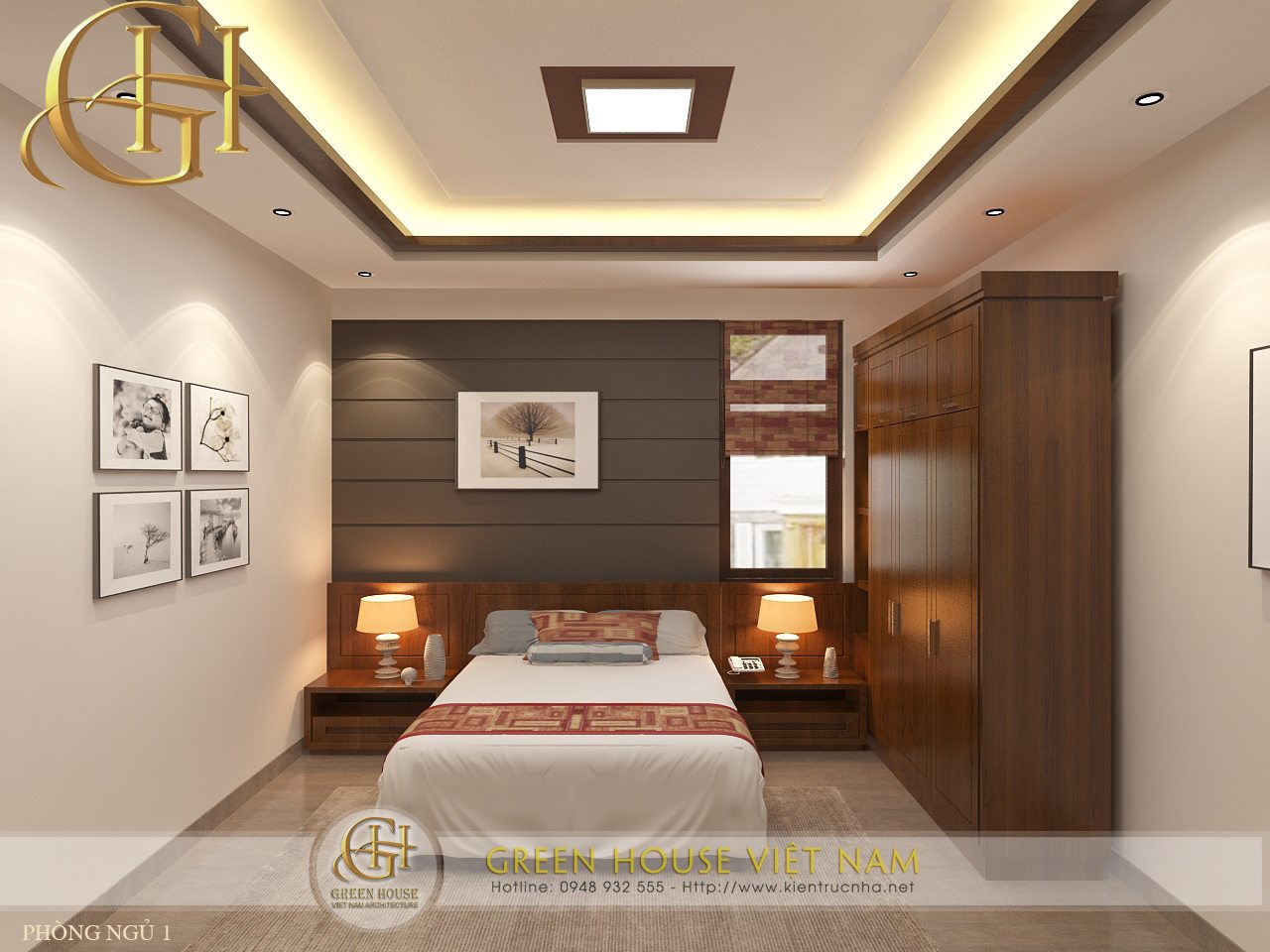 Nét đẹp của phong cách nội thất cổ điển kết hợp tính hiện đại thiết kế bởi Green House Việt Nam