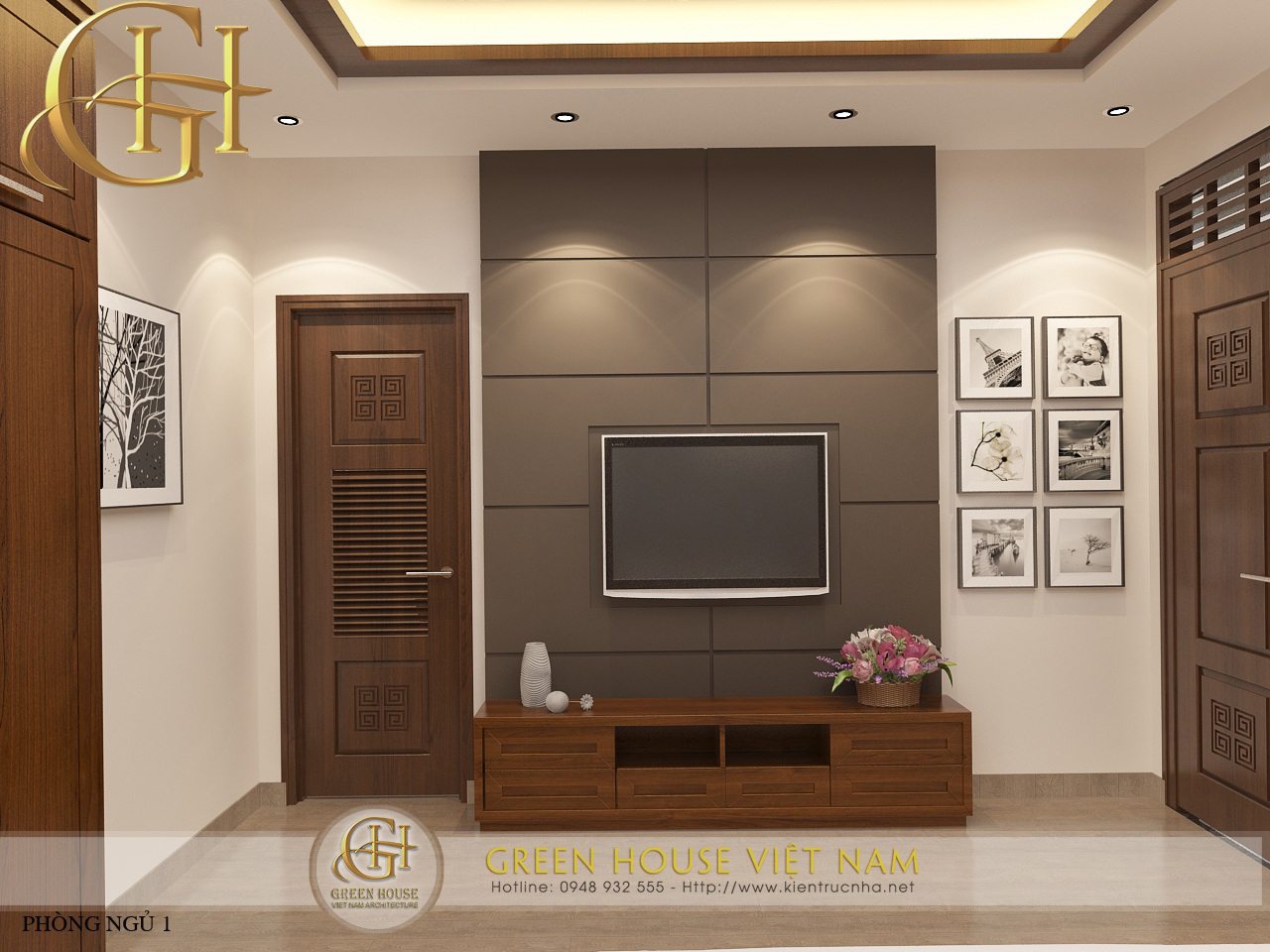 Nét đẹp của phong cách nội thất cổ điển kết hợp tính hiện đại thiết kế bởi Green House Việt Nam