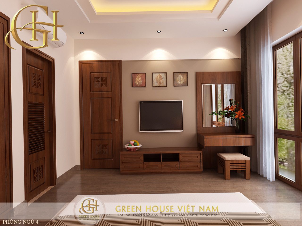 Nét đẹp của phong cách nội thất cổ điển kết hợp tính hiện đại thiết kế bởi Green House Việt Nam