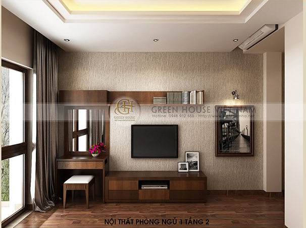 Thiết kế nội thất : biệt thự gia đình chị Hà - Tp Bắc Giang