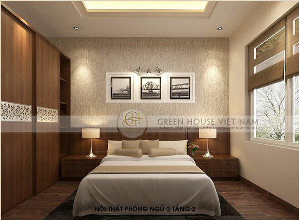 Thiết kế nội thất : biệt thự gia đình chị Hà - Tp Bắc Giang