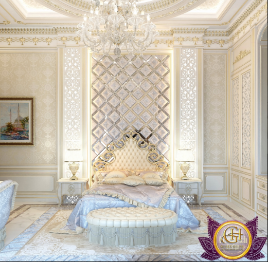 Mẫu phòng ngủ Master đẳng cấp nhất 2017 dành riêng cho biệt thự cổ điển