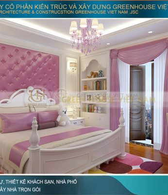 thiết kế phòng ngủ bé gái đẹp