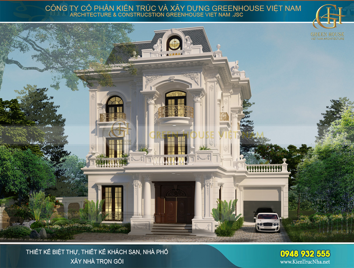 Đơn vị thiết kế, thi công biệt thự hàng đầu Việt Nam - Green House Việt Nam